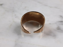 Load image into Gallery viewer, Womens Sterling Silver Gold Tone Judaica Jewish Hebrew Ring 4.8g E3389