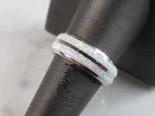 Load image into Gallery viewer, Womens Sterling Silver Modernist Opal Ring 5.9g E3403
