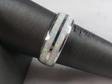 Load image into Gallery viewer, Womens Sterling Silver Modernist Opal Ring 5.9g E3403