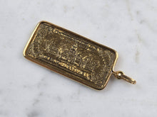 Load image into Gallery viewer, Vintage Estate 18k Yellow Gold Hundred Dollar Bill Pendant 5.0g E3423