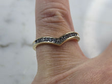 Load image into Gallery viewer, Womens Vintage Estate 14K Yellow Gold Diamond Ring 2.1g E3452
