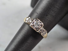 Load image into Gallery viewer, Womens Vintage Estate 14k Yellow Gold Diamond Ring 3.0g  #E3453