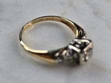 Load image into Gallery viewer, Womens Vintage Estate 14k Yellow Gold Diamond Ring 3.0g  #E3453