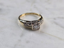 Load image into Gallery viewer, Womens Vintage Estate 14k Yellow Gold Diamond Ring 3.0g  #E3453
