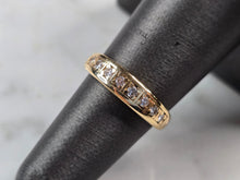 Load image into Gallery viewer, Womens Vintage Estate 14K Yellow Gold Diamond Ring 3.0g E3456
