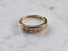 Load image into Gallery viewer, Womens Vintage Estate 14K Yellow Gold Diamond Ring 3.0g E3456
