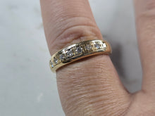 Load image into Gallery viewer, Womens Vintage Estate 14K Yellow Gold Diamond Ring 3.0g E3456