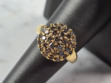 Load image into Gallery viewer, Womens Vintage Estate 10K Yellow Gold Diamond Ring 5.1g #E3463