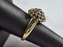 Load image into Gallery viewer, Womens Vintage Estate 10K Yellow Gold Diamond Ring 5.1g #E3463