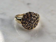 Load image into Gallery viewer, Womens Vintage Estate 10K Yellow Gold Diamond Ring 5.1g #E3463