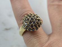 Load image into Gallery viewer, Womens Vintage Estate 10K Yellow Gold Diamond Ring 5.1g #E3463