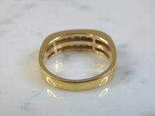 Load image into Gallery viewer, Mens Vintage Estate 14k Yellow Gold Diamond Ring 5.9g E3464