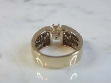 Load image into Gallery viewer, Womens Vintage Estate 14k White Gold &amp; Diamond Ring 7.3g  E3467