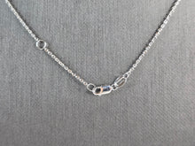 Load image into Gallery viewer, Womens Sterling Silver Blue Opal Modernist Pendant Necklace 5.2g E3470