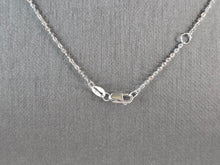 Load image into Gallery viewer, Womens Sterling Silver Opal Wave Pendant Necklace 6.6g E3472