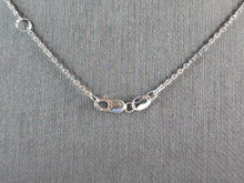 Load image into Gallery viewer, Womens Sterling Silver Blue Opal Winged Cross Heart Pendant Necklace 5.0g E3475
