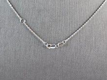 Load image into Gallery viewer, Womens Sterling Silver Opal Winged Cross Heart Pendant Necklace 5.0g E3476