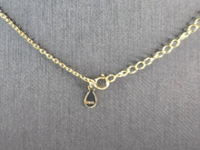 Load image into Gallery viewer, Womens Sterling Silver Gold Tone Modernist Pendant Necklace 8.2g E3478