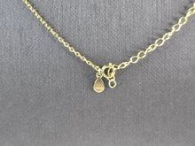 Load image into Gallery viewer, Womens Sterling Silver Gold Tone Modernist Pendant Necklace 5.6g E3480