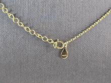 Load image into Gallery viewer, Womens Sterling Silver Modernist Gold Tone Pendant Necklace 5.2g E3481