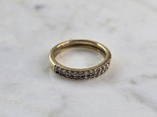 Load image into Gallery viewer, Womens Vintage Estate 14K Yellow Gold Diamond Ring 2.6g #E3503