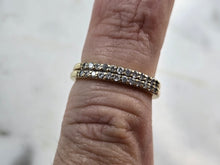 Load image into Gallery viewer, Womens Vintage Estate 14K Yellow Gold Diamond Ring 2.6g #E3503