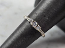 Load image into Gallery viewer, Womens Vintage Estate 14K White Gold Diamond Ring 2.7g #E3506