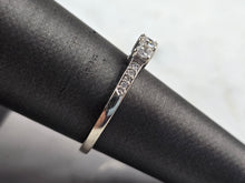 Load image into Gallery viewer, Womens Vintage Estate 14K White Gold Diamond Ring 2.7g #E3506