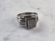 Load image into Gallery viewer, Womens Vintage Estate 10K White Gold Diamond Ring Set 5.2g E3511