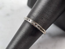 Load image into Gallery viewer, Womens Vintage Estate 10K White Gold Diamond Ring 2.1g #E3512