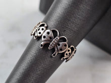 Load image into Gallery viewer, Womens Vintage Estate Sterling Silver Butterfly Ring 2.3g E3572