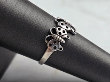 Load image into Gallery viewer, Womens Vintage Estate Sterling Silver Butterfly Ring 2.3g E3572