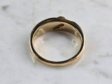 Load image into Gallery viewer, Mens Vintage Estate 10k Yellow Gold Diamond Ring 7.2g #E3585