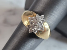 Load image into Gallery viewer, Womens Vintage Estate 14K Yellow Gold Diamond Ring 6.7g E3587
