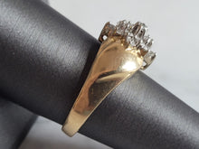 Load image into Gallery viewer, Womens Vintage Estate 14K Yellow Gold Diamond Ring 6.7g E3587