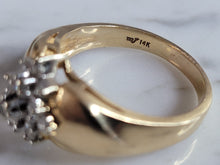 Load image into Gallery viewer, Womens Vintage Estate 14K Yellow Gold Diamond Ring 6.7g E3587