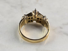 Load image into Gallery viewer, Womens Vintage Estate 14k Yellow Gold Diamond Ring 6.1g E3590