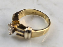 Load image into Gallery viewer, Womens Vintage Estate 14k Yellow Gold Diamond Ring 6.1g E3590