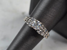 Load image into Gallery viewer, Womens Vintage Estate 14K White Gold Diamond Ring 5.4g E3599