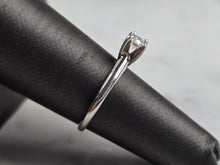 Load image into Gallery viewer, Womens Vintage Estate 14k White Gold Diamond Engagement Ring 2.4g  #E3611