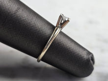 Load image into Gallery viewer, Womens Vintage Estate 14k White Gold Diamond Engagement Ring 1.8g  #E3613