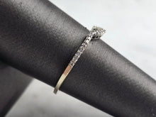Load image into Gallery viewer, Womens Vintage Estate 14k White Gold Diamond Ring Spacer 1.6g #E3614