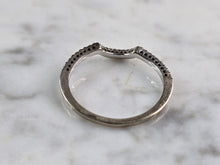 Load image into Gallery viewer, Womens Vintage Estate 14k White Gold Diamond Ring Spacer 1.6g #E3614