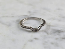 Load image into Gallery viewer, Womens Vintage Estate 14k White Gold Diamond Ring Spacer 1.6g #E3614