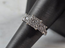 Load image into Gallery viewer, Womens Vintage Estate 14k White Gold Diamond Ring 3.8g E3617