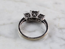 Load image into Gallery viewer, Womens Vintage Estate 14k White Gold Diamond Ring 3.8g E3617