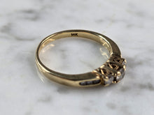 Load image into Gallery viewer, Womens Vintage Estate 14K Yellow Gold Diamond Ring, 3.4g E3629