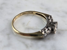 Load image into Gallery viewer, Womens Vintage Estate 14K Yellow Gold Diamond Engagement Ring Set, 4.5g E3633