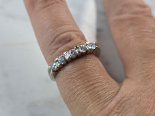 Load image into Gallery viewer, Womens Vintage Estate 18K White Gold Diamond Ring, 3.9g E3634