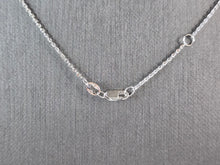 Load image into Gallery viewer, Womens Sterling Silver Opal Maritime Anchor Pendant Necklace 6.3g E3644